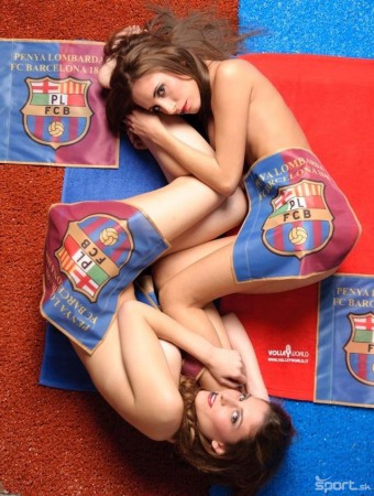 Žhavé krásky nafotili erotický kalendár pre Barcelonu